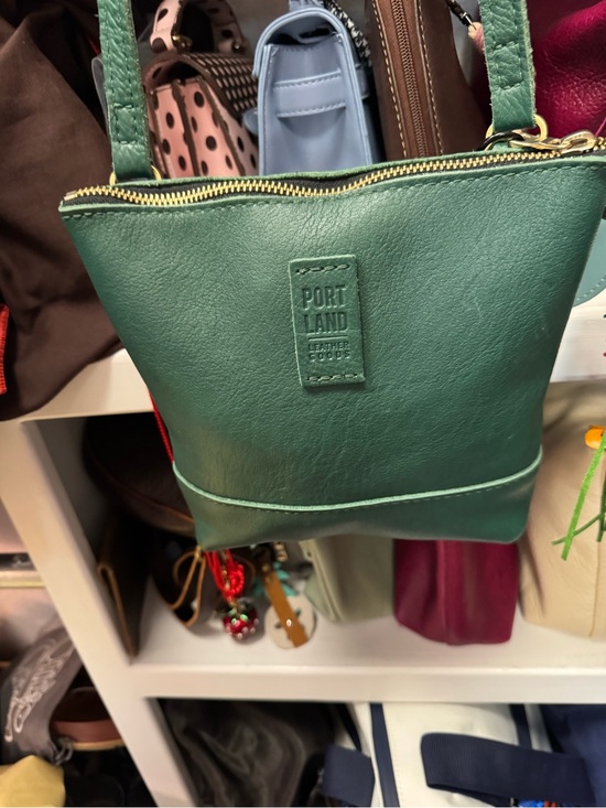 Portland Leather Handbags - Portland Leather Emerald Green Crossbody Bag